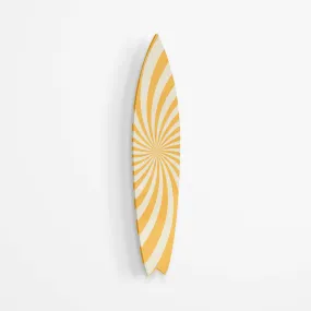 Swirl Minimalist Retro Acrylic Surfboard Wall Art