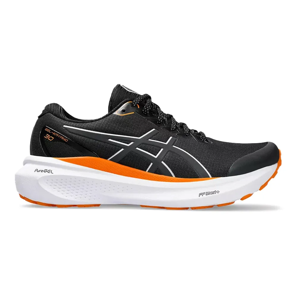 Women's Asics GEL-Kayano 30 Lite-Show, Black/Pure Silver, 8.5 B Medium